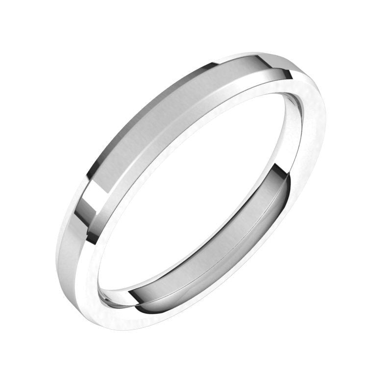 14K Gold Beveled-Edge Comfort-Fit Band