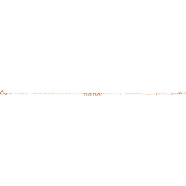 14K Gold Nana Bracelet