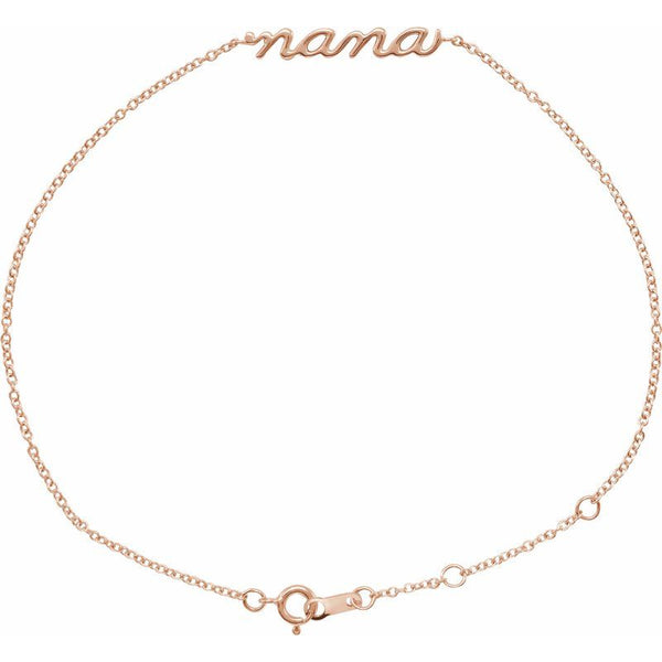 14K Gold Nana Bracelet