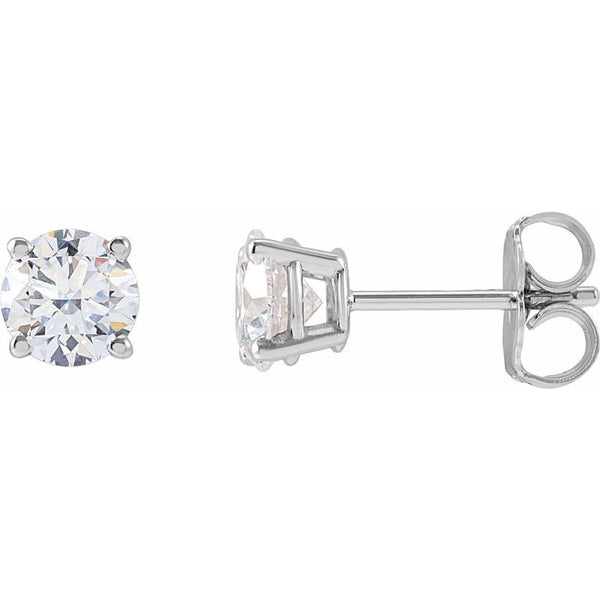 14K Gold 0.65 CTW Diamond Stud Earrings